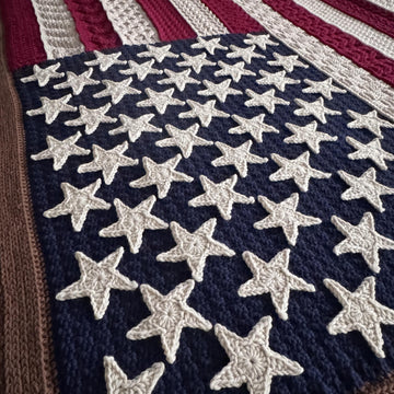 Heirloom American Flag Throw