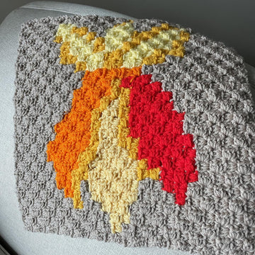 Ornamental Corn C2C Blanket Square