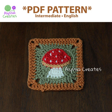 Mushroom Granny Square