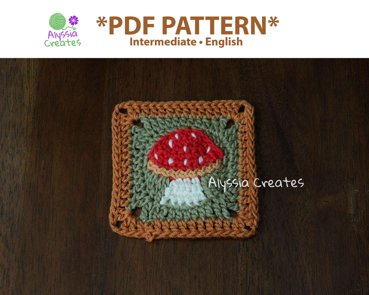 Mushroom Granny Square