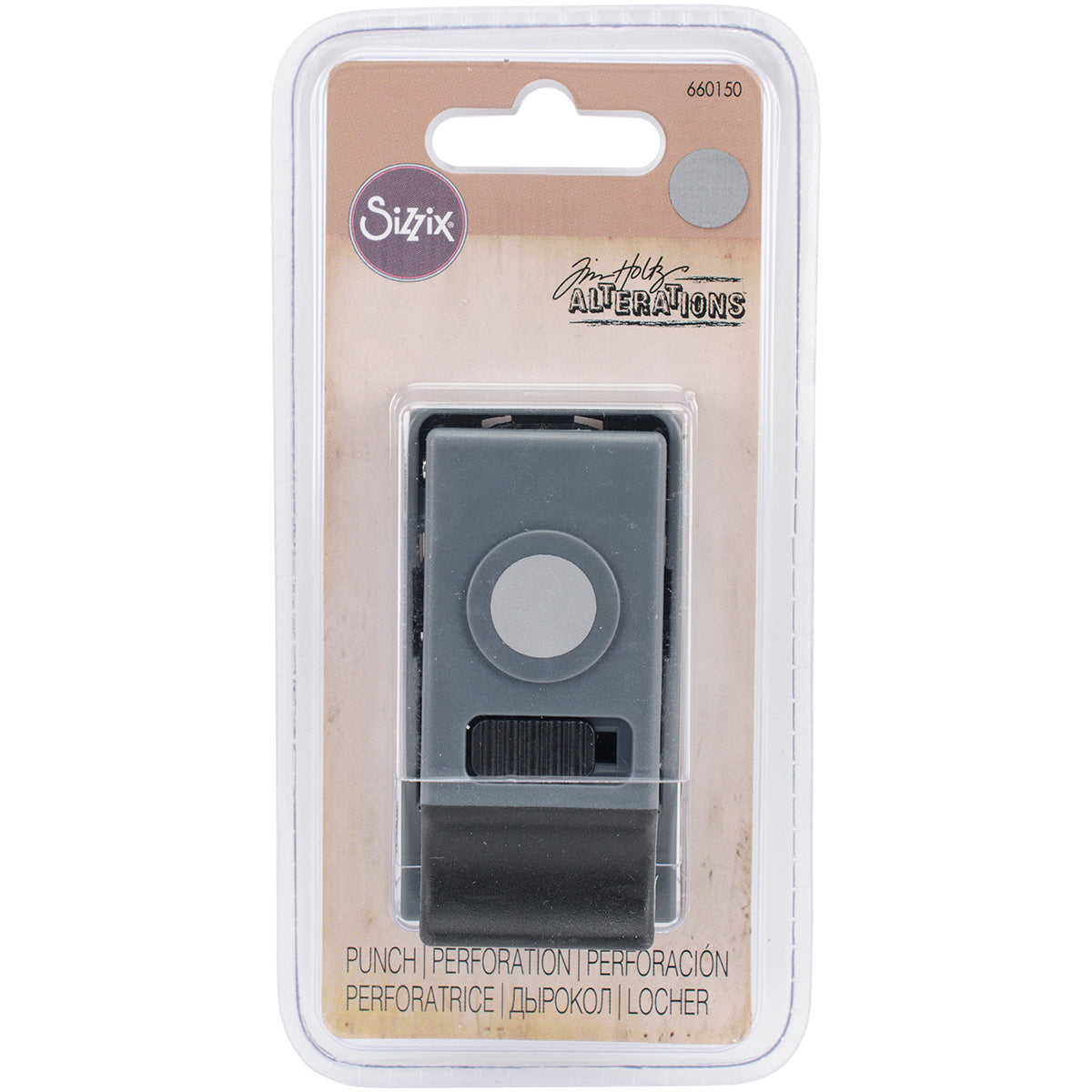 Sizzix Small Paper Punch By Tim Holtz - Circle