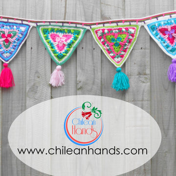 Mandala Inspired Candy Bunting