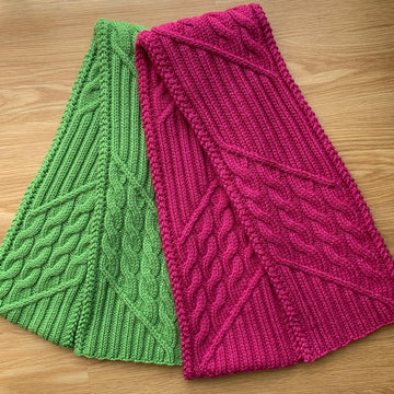 Chelsea Cables & Ribbing Scarf