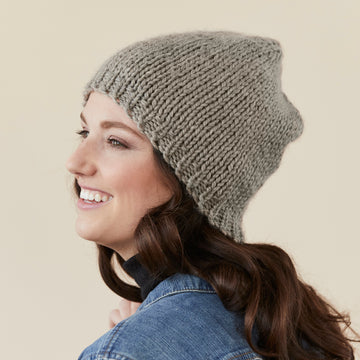 Glenwood Hat - Knitting Pattern for Women in Tahki Yarns Superwash Merino Bulky