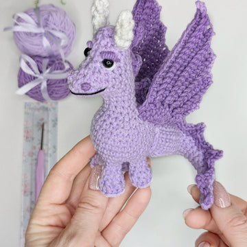 Magnar the Dragon crochet pattern, amigurumi dragon pattern