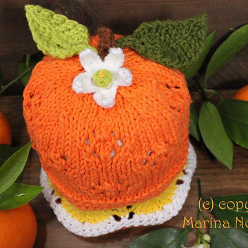"Orange" fun lace hat