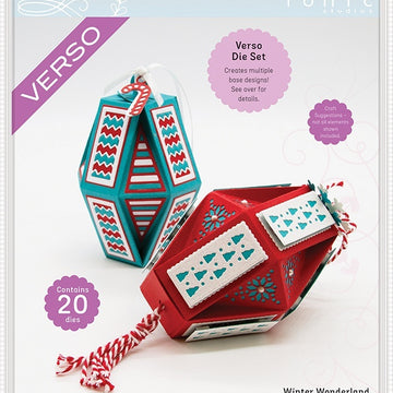 Tonic Studios Verso Dimensions Dies 20/Pkg - Winter Wonderland Bauble Set
