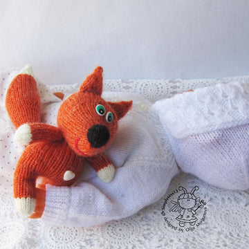 Toy for sleep. Fox for small babies