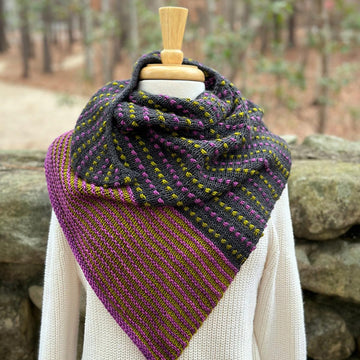 Dotted Dashes Shawl