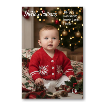 Snowflake Cardigan Knitting Pattern #302