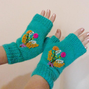 Wildflowers Mittens Gloves
