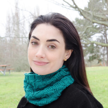 Autumn Fog Cowl in Cascade Yarns Cherub Aran - A310 - Downloadable PDF