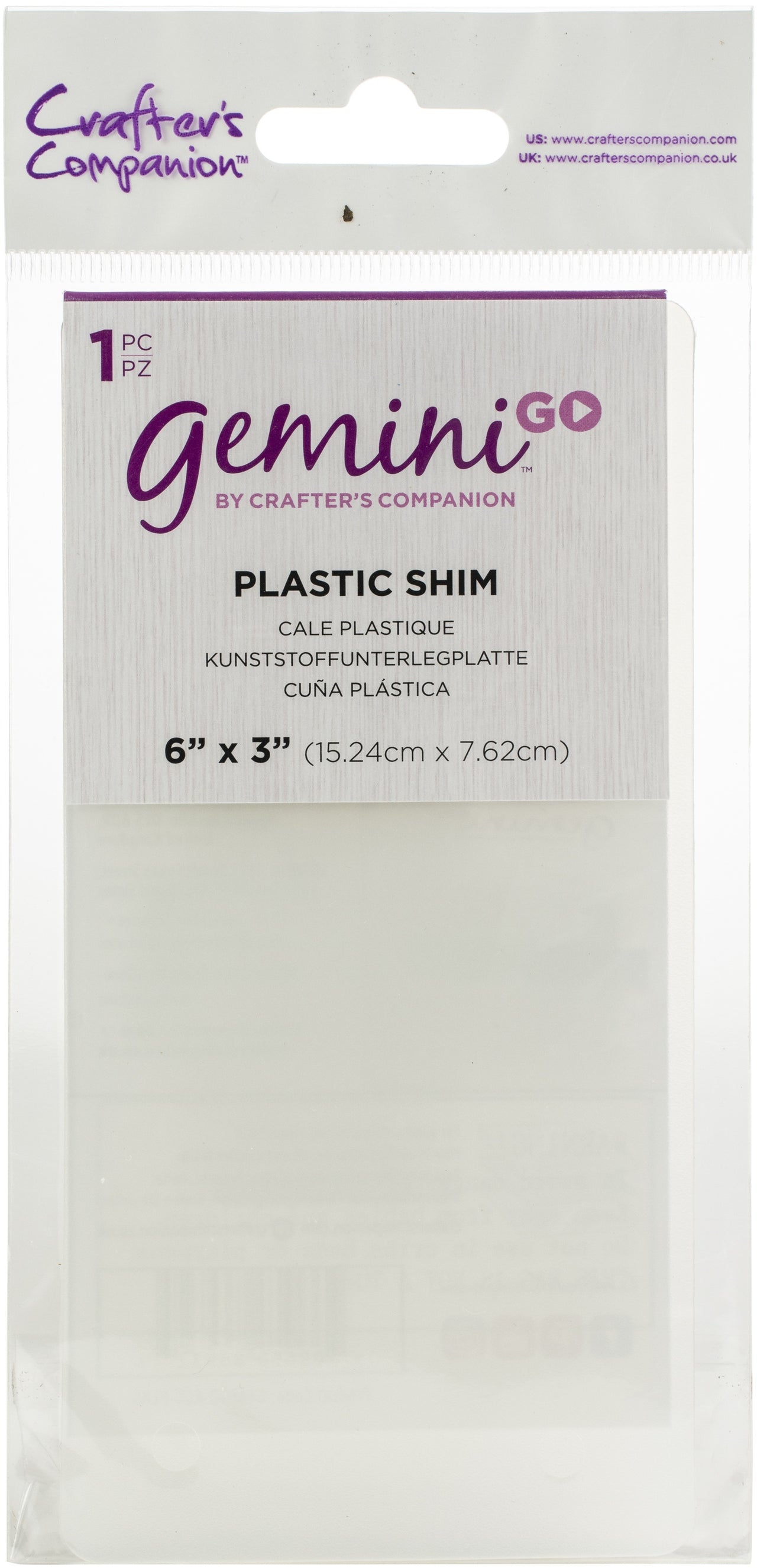 Crafter's Companion Gemini GO Plastic Shim - 549091