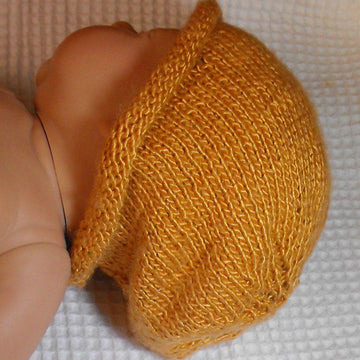 BABY ROLL BRIM SILK SLOUCH KNITTING PATTERN - MADMONKEYKNITS
