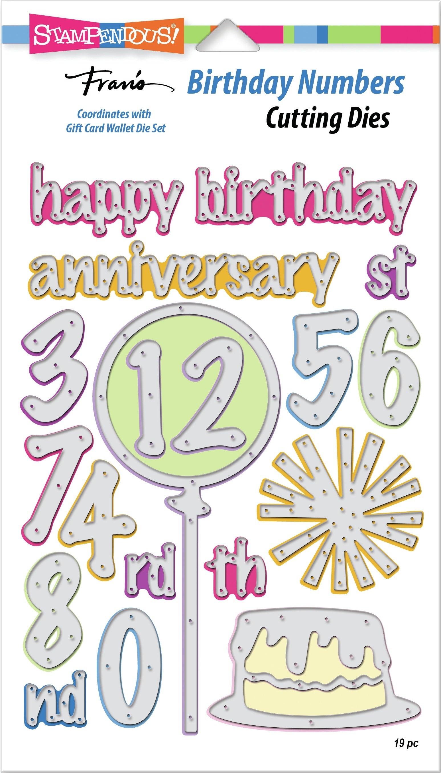Stampendous Dies - Birthday Numbers