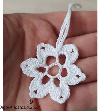 Crochet snowflake 14