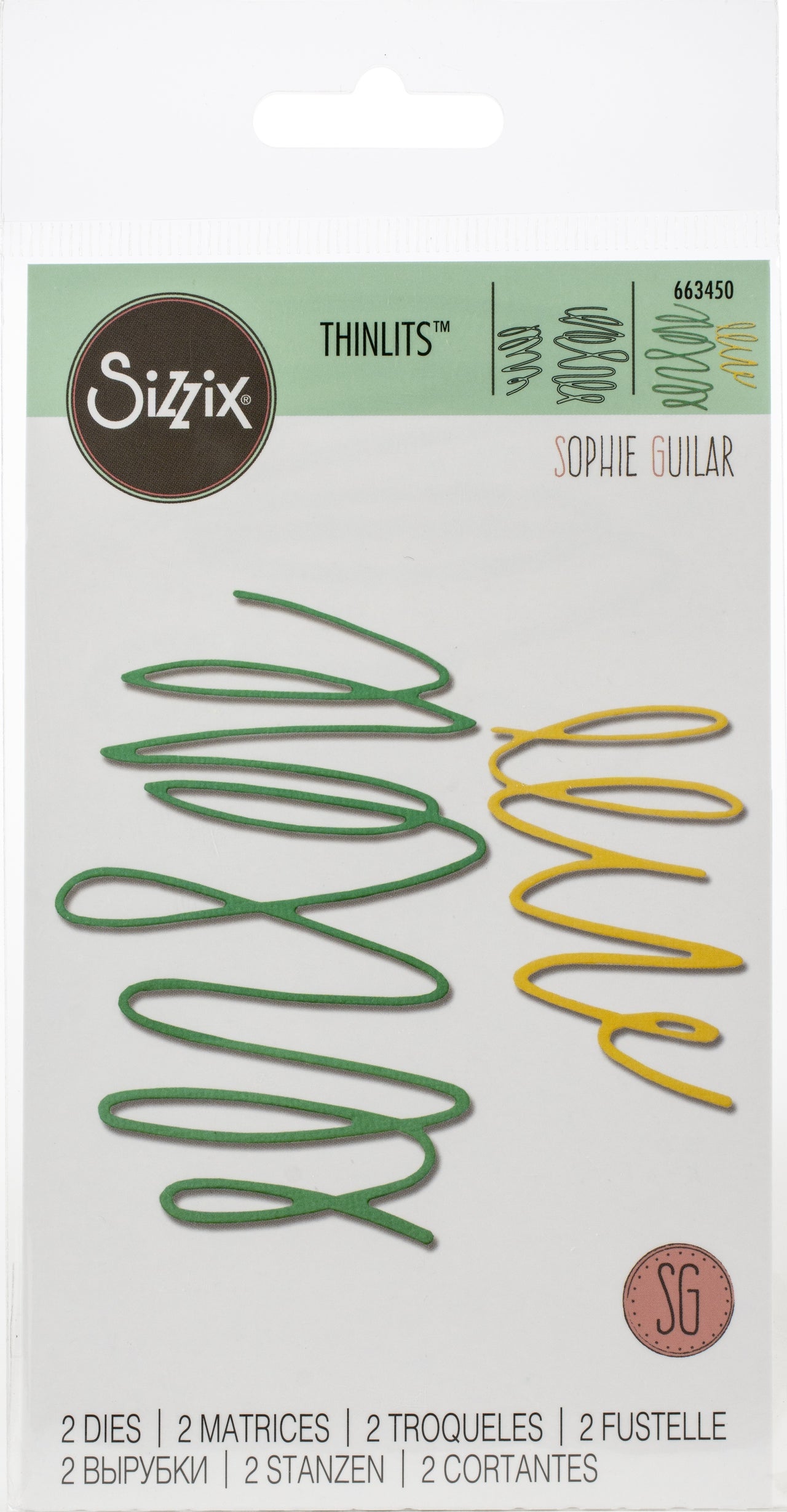 Sizzix Thinlits Dies By Sophie Guilar - Scribbles