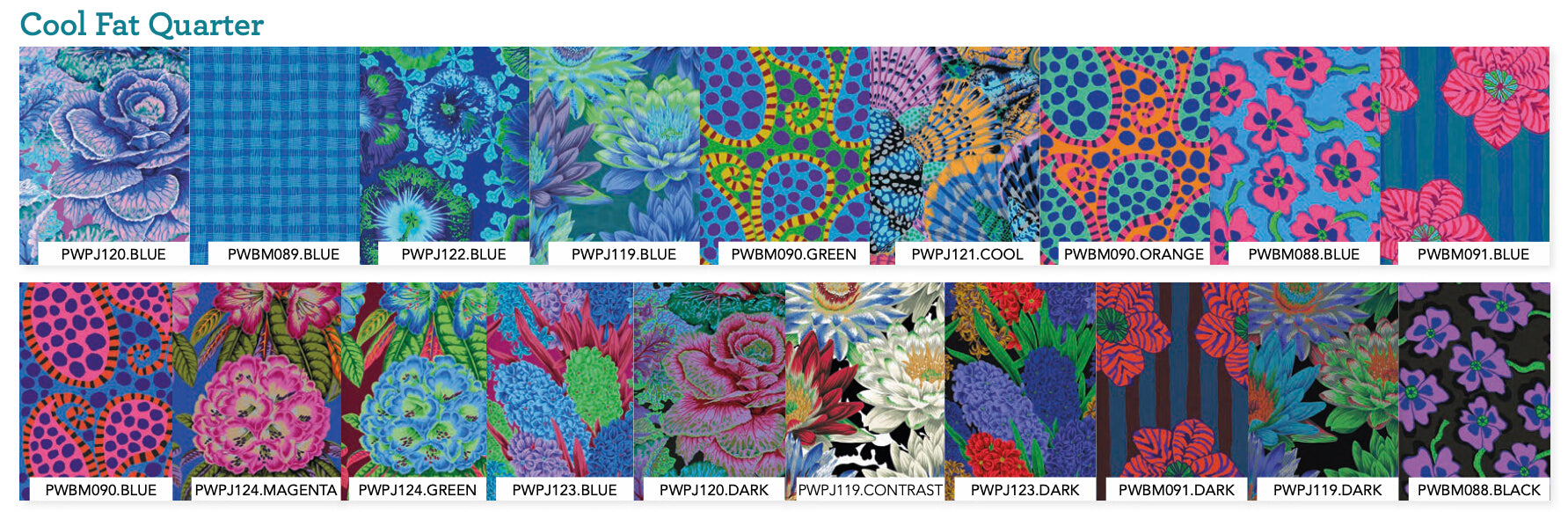 Kaffe Fassett Collective Fat Quarter Bundle - Cool