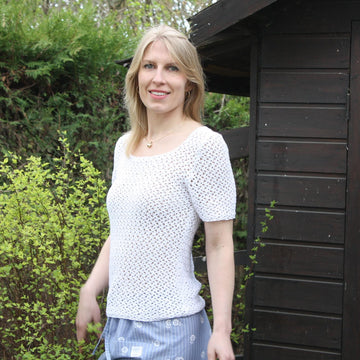 White Viscose Top