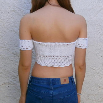 PETALS crop top _ M55
