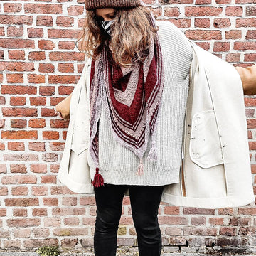 Dried Lavender Shawl