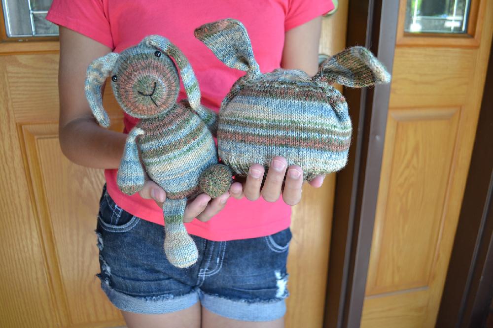 Opal Sock Yarn Bunny and Hat Set