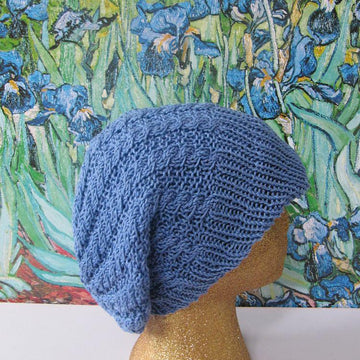 IRIS CABLE PEAK SLOUCH HAT