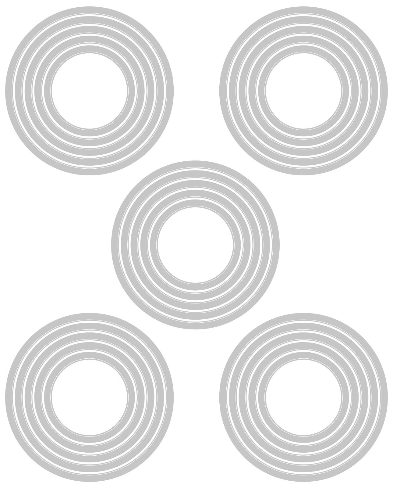 Sizzix Thinlits Dies By Tim Holtz - Stacked Circles