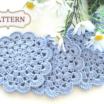 Crochet Pattern Round Placemat Crochet Coaster
