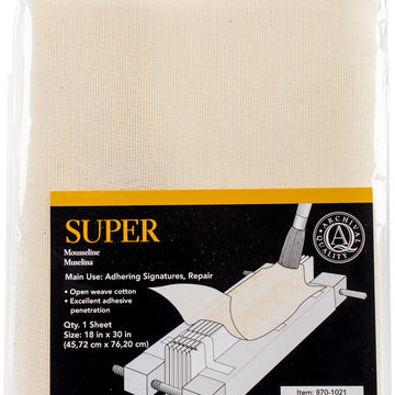 Lineco Super Bookbinding Material - Open Weave Cotton 18"X30"