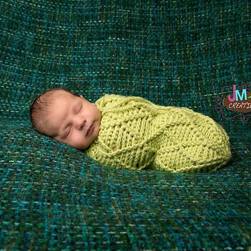 Harlequin Baby Cocoon or Swaddle Sack