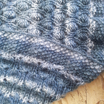 Double Bubble Delight- Reversible Baby Blanket