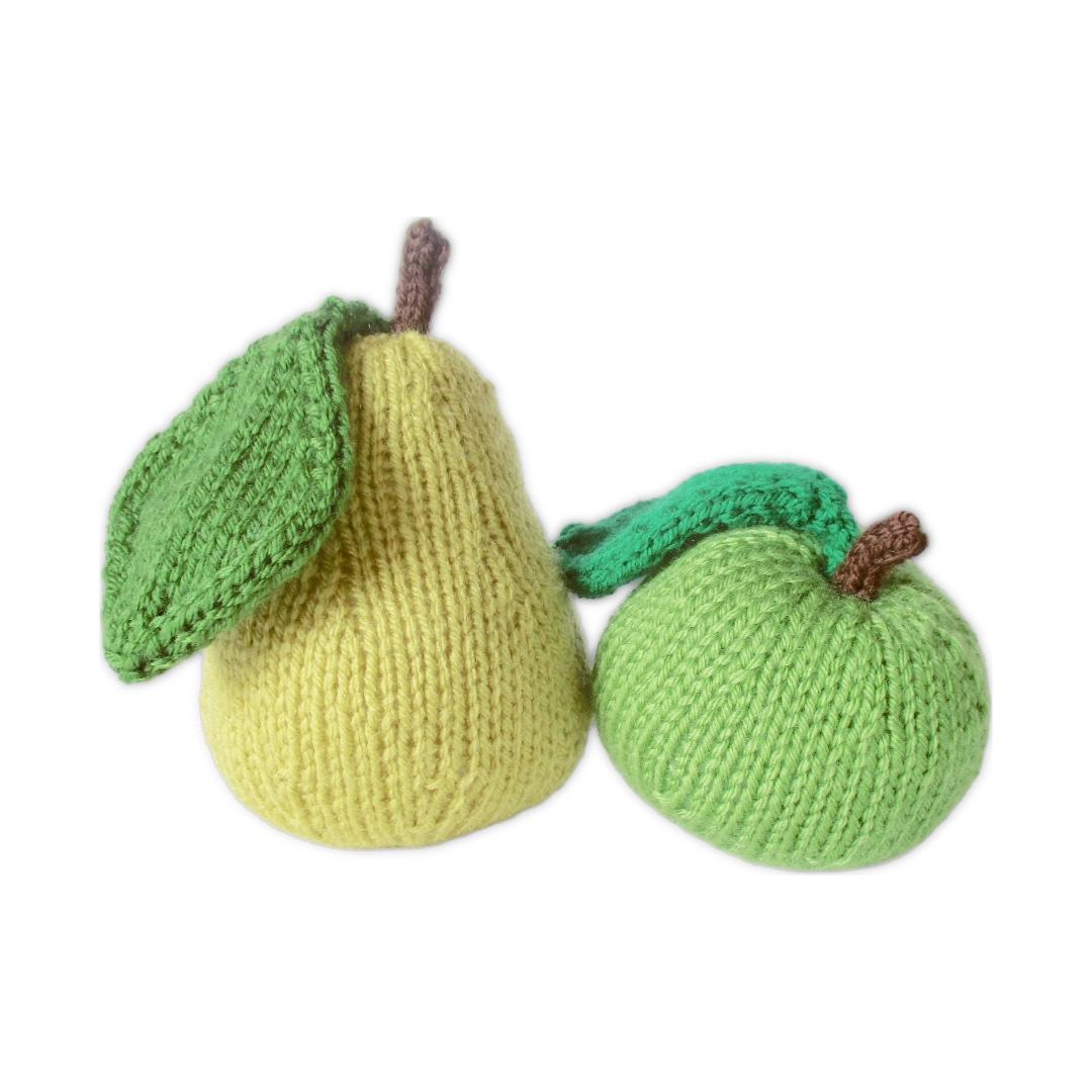Apple and Pear pincushions