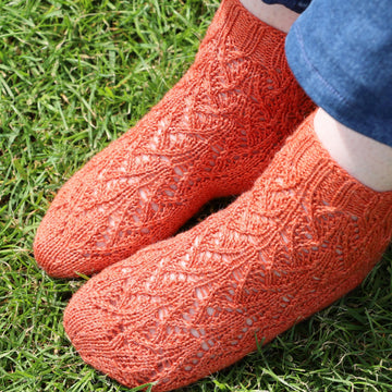 Else's Estonian Lace Socks