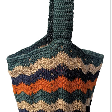 Vintage Ripple Market Bag