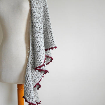 Plumeria shawl
