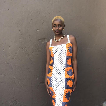 Honeycomb Granny Square Dress