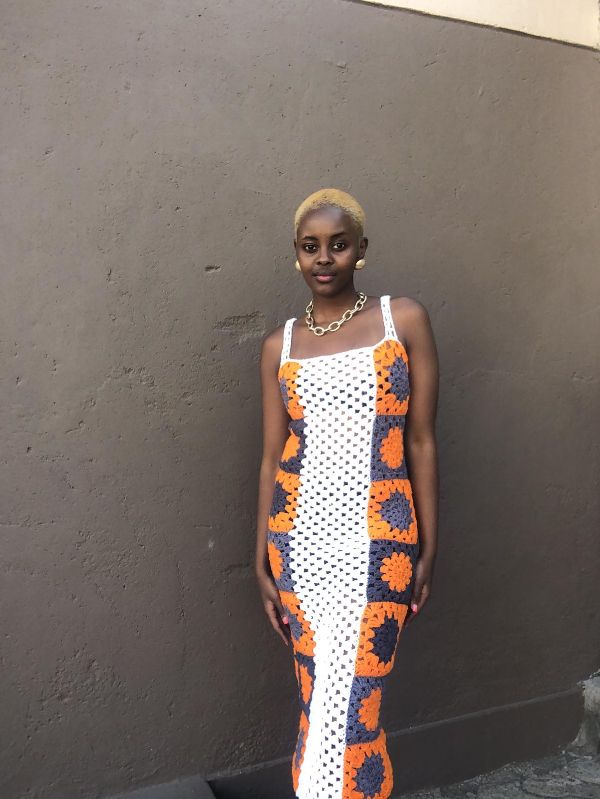 Honeycomb Granny Square Dress