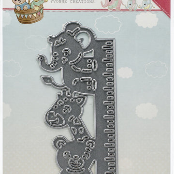 Find It Trading Yvonne Creations Die - Growth Chart, Welcome Baby