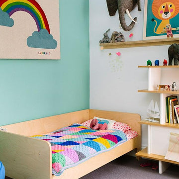 Geo Rainbow Blanket