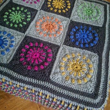 Granny Square Pouffe