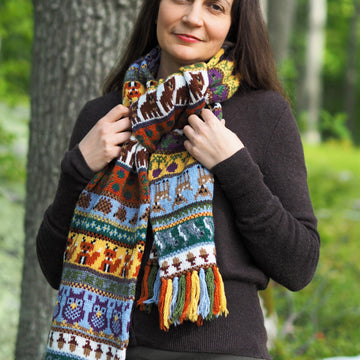 Woodland Critters Scarf