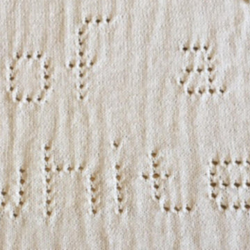 White Christmas Baby Blanket