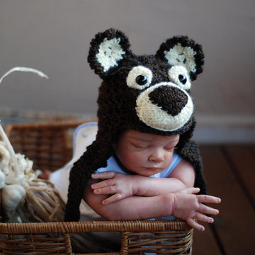 New Born Baby Bear Hat