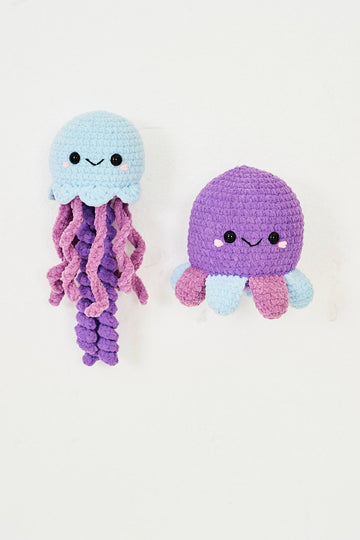 Octopus and Jellyfish in Soft & Cosy Super Chunky - 10275 - Downloadable PDF