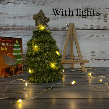 Light-up Christmas Tree Chocolate Orange Cover Knitting Pattern