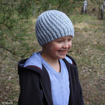 Crochet striped hat