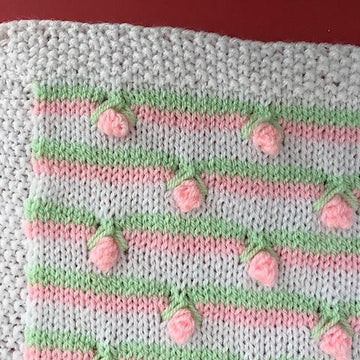 Flower Garden baby blanket