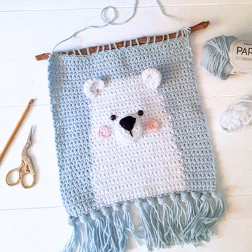 Polar bear nursery wall decor