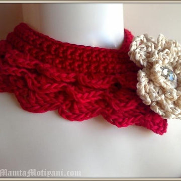 Romantic Ruffles Crochet Collar Pattern Peter Pan Necklace